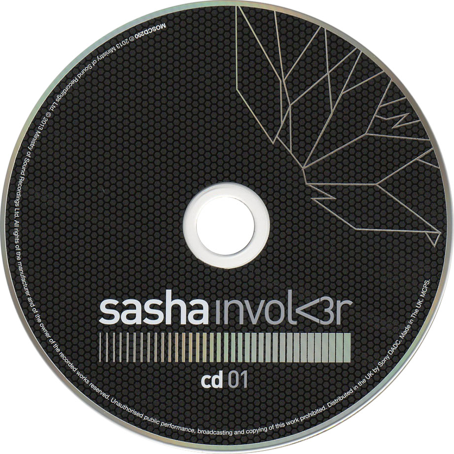 Cartula Cd1 de Sasha - Invol<3r